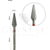 FREZ WĘGLIKOWY „STOŻEK ZAOKRĄGLONY” Crystal Professional №36 (CZERWONE NACIĘCIE 5,0 mm)