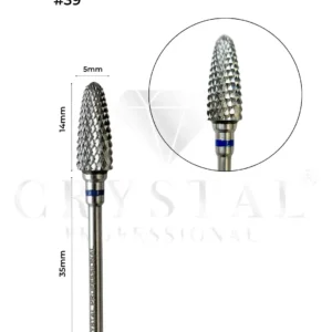 Carbide Bit “Corn” Crystal Professional №39 (Blue Cross-Cut 5.0 mm)