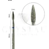FREZ DIAMENTOWY „PŁOMIEŃ” Crystal Professional №14 (NIEBIESKIE NACIĘCIE 2,1 mm)