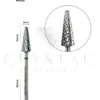 FREZ WĘGLIKOWY „STOŻEK” Crystal Professional №08 (ZIELONE NACIĘCIE 5 mm)