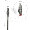 FREZ WĘGLIKOWY „KUKURYDZA” Crystal Professional №17 (CZERWONE NACIĘCIE 5,0 mm)