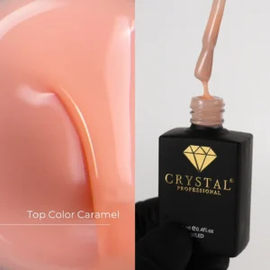 Top Caramel Crystal Professional – kamuflujący top hybrydowy UV/LED HEMA & TPO Free