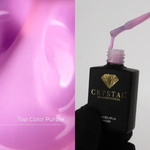 Top Purple Crystal Professional – kamuflujący top hybrydowy UV/LED HEMA & TPO Free