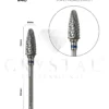 FREZ WĘGLIKOWY „KUKURYDZA” Crystal Professional №40(NIEBIESKIE NACIĘCIE 6,0 mm) dla leworęcznych